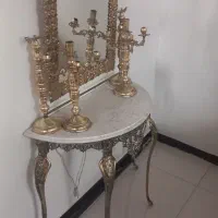 آینه و شمعدانی تمام برنج
