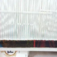 دار قالی به همراه نخ و نقشه و لوازم|تابلو فرش|کهریزک, |دیوار