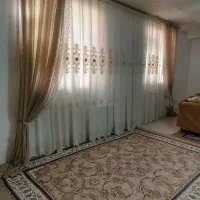 پرده کتان با کناره های گیپور و مروارید دوزی شده|پرده، رانر، رومیزی|اندیشه, اندیشه فاز ۵|دیوار