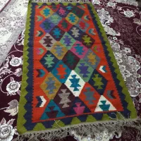 قالیچه گلیم جاجیم دست باف قدیمی سنتی نو آکبند