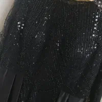 پیراهن مجلسی مشکی سایزمناسب تا ۴۴