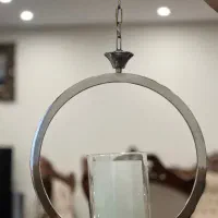 دو عدد لوستر تک شعله استیل رنگ فورتیک درجه یک
