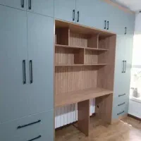نصاب کابینت کمد دیواری تخت کمجا و تی وی وال