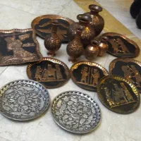 ظروف و سینی مسی|صنایع دستی و سایر لوازم تزئینی|تهران, عباس‌آباد|دیوار
