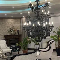 لوستر سه طبقه . ۲۱ شاخه