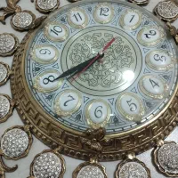 ساعت دیواری برنزی نگین درشت|ساعت دیواری و تزئینی|اسدآباد, |دیوار