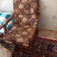 مبل راحتی از چوب راش هفت نفره