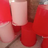 ۹ عددسطل حبوبات ارتفاع تقریبا ۵۰ سانتی متر