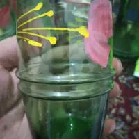 پارچ و لیوان بلور قدیمی سالم .اکبند|کلکسیون اشیاء عتیقه|قزوین, |دیوار