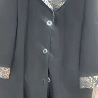 مانتو مشکی سایز ۴۴ و۴۶