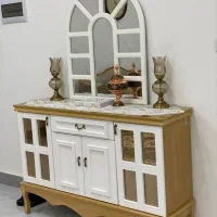 آینه کنسول  wood++ tv|بوفه، ویترین، کنسول|رشت, رودبارتان|دیوار