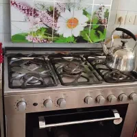 اجاق گاز فر تمام استیل