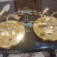 لوستر سقفی طلایی