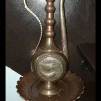 آفتابه و لگن قدیمی مسی