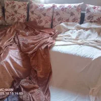 پرده مخمل اصل بدونه ایراد|پرده، رانر، رومیزی|مریوان, |دیوار