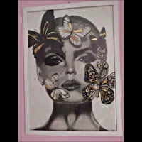 ولنتاین/چهره/سیاه قلم/کادو