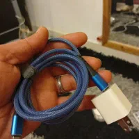 شارژر اصلی اپل کلگی همراه کابل تکی هم میفروشم