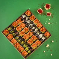 کاپ حلوا عربی و خرما مجلسی تزیین شده مجالس|خدمات پذیرایی، مراسم|قم, حنیف نژاد|دیوار