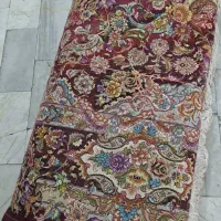 فرش ابریشم جفت 6 متری شرابی سالاری اعلا بافت|فرش|تبریز, |دیوار