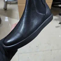 نیم بوت تمام چرم مشکی سایز ۴۰ الی ۴۴
