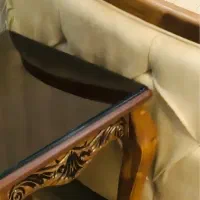 شیشه میز عسلی دودی سایز ۱/۶۰