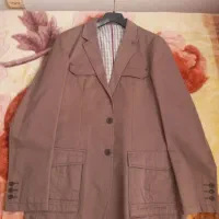 کت کتان کاملا نو سایز۵۲.