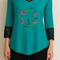 تونیک شیک دانتل دار محصول ترکیه اکبند زیر قیمت