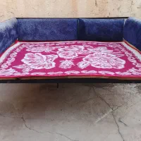 تخت سنتی چهارنفره + ۴ عدد پشتی