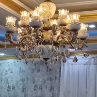 لوستر طاووس طلای