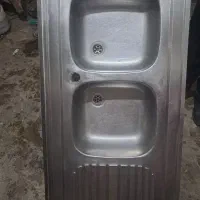 سینک روکار دو لگنه