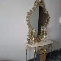 اینه شمعدان برنجی