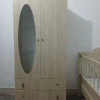 کمد و تخت خواب نوزاد|تخت و سرویس خواب|بروجن, |دیوار