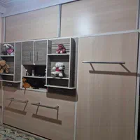 دوعددتخت تاشوبه همراه کمدویترین کتابخانه و انباری|اسباب و اثاث بچه|تهران, فلاح|دیوار