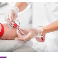 خونگیری در منزل. قرارداد با تمامی بیمه های تکمیلی)