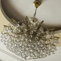 لوستر ۱۲ شاخه کریستال