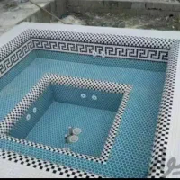 کاشی کاری استخر سونا جکوزی