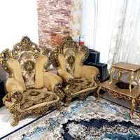 مبل 7 نفره سلطنتی|مبلمان خانگی و میز عسلی|محمدشهر, سیدآباد|دیوار