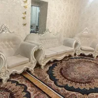 مبل کلاسیک دست دوم سالم وتمیز هفت نفره