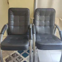 صندلی دفتری کاملا نو۳عدد