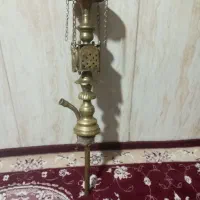 قلیان برنجی عتیقه جنس عالی در حد نو