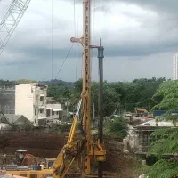 پیمانکار حفاری شمع درجا شمع کوبی با دستگاه روتاری