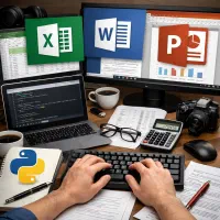 تایپیست.اکسل.ورد.پاورپوینت.و پایتون کار هستم