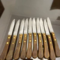 فروش چاقوی استیل دسته چوبی قدیمی ژاپنی