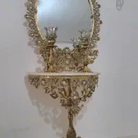 آینه شمعدان برنز