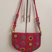 کیف چرم طبیعی بزی  اشبالت  دست دوز