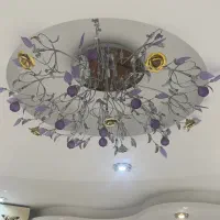 دوعدد لوستر پذیرایی و دیوارکوب