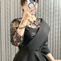 لباس مجلسی سایز بزرگ تا 66 کد 20362