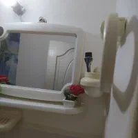 آینه وجا حوله ومسواک دستشویی