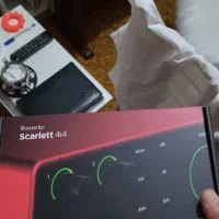 کارت صدای فوکوسرایت 4i4 نسل چهارم|آلات موسیقی|پرند, فاز ۶|دیوار