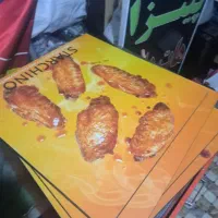 تابلو LED رنگی پیتزایی نو نچ و تابلو بوم چوبی|کافی‌شاپ و رستوران|مرودشت, فاز اول شهرک فرهنگیان|دیوار